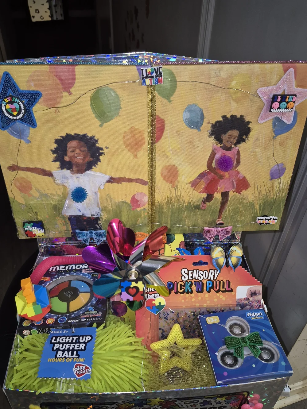 Autism Awareness Sensory Toy Box - Multicolor